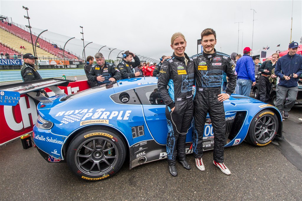 Christina Nielsen og Kuno Wittmer på Watkins Glen
(Foto: TRG)